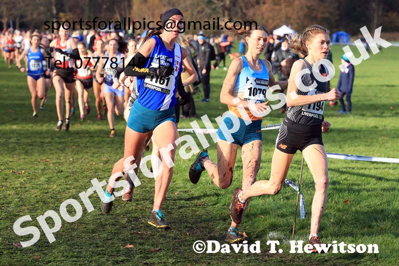 Senior Women and Under-23s, 2023 British Athletics Cross Challenge, Sefton Park, Liverpool. Photo: David T. Hewitson/Sports for All Pics
